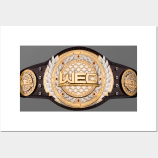 WEC Champion Belt Posters and Art